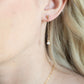 Beaded Chain Stud Earrings