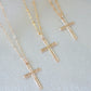 Floral Cross Necklace