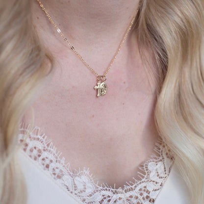 Virgin Mary Cross Necklace For Women