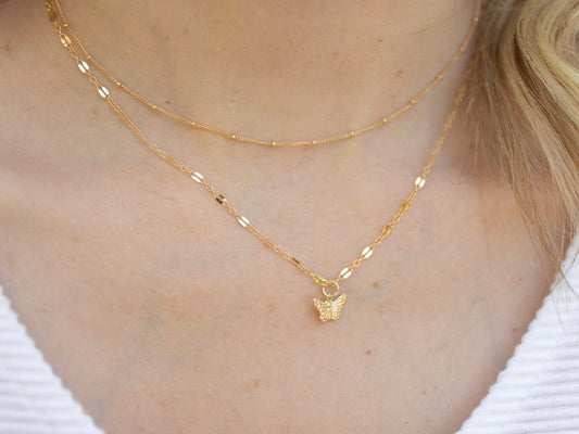 Dainty Butterfly Necklace