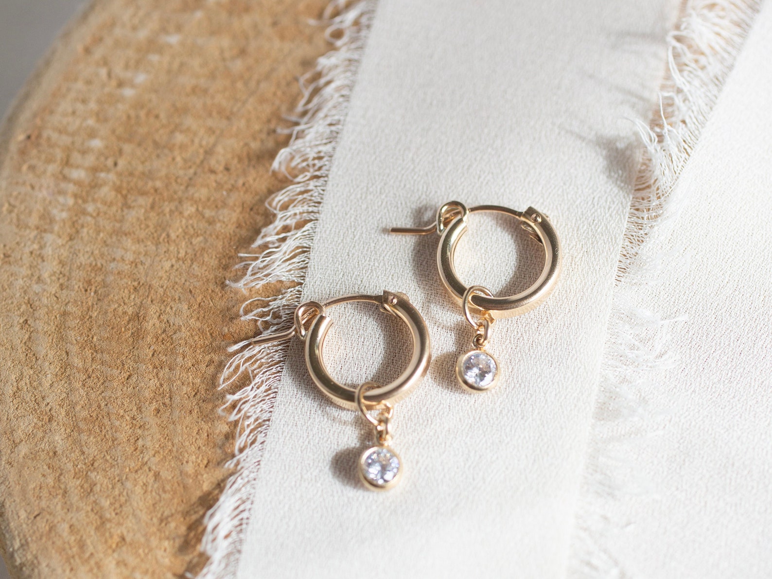 Gold Classic Sparkle Earring | Gold Earring