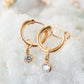 Gold Classic Sparkle Earring