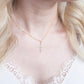 Floral Cross Necklace