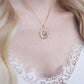 Gold Large Mary Necklace Women