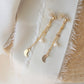 Gold Luna Pearl Earrings 