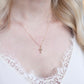 Gold Mini Cross Necklace