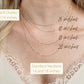 Gold Personalized Mama Necklace Foe Women