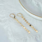 Gold Poppy Leverback Earrings