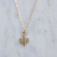 Gold Saguaro Necklace