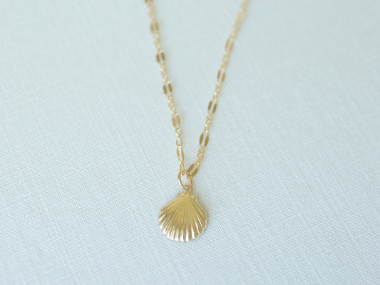 Gold Seashell Necklace