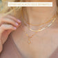 Gold Small Herringbone Necklace