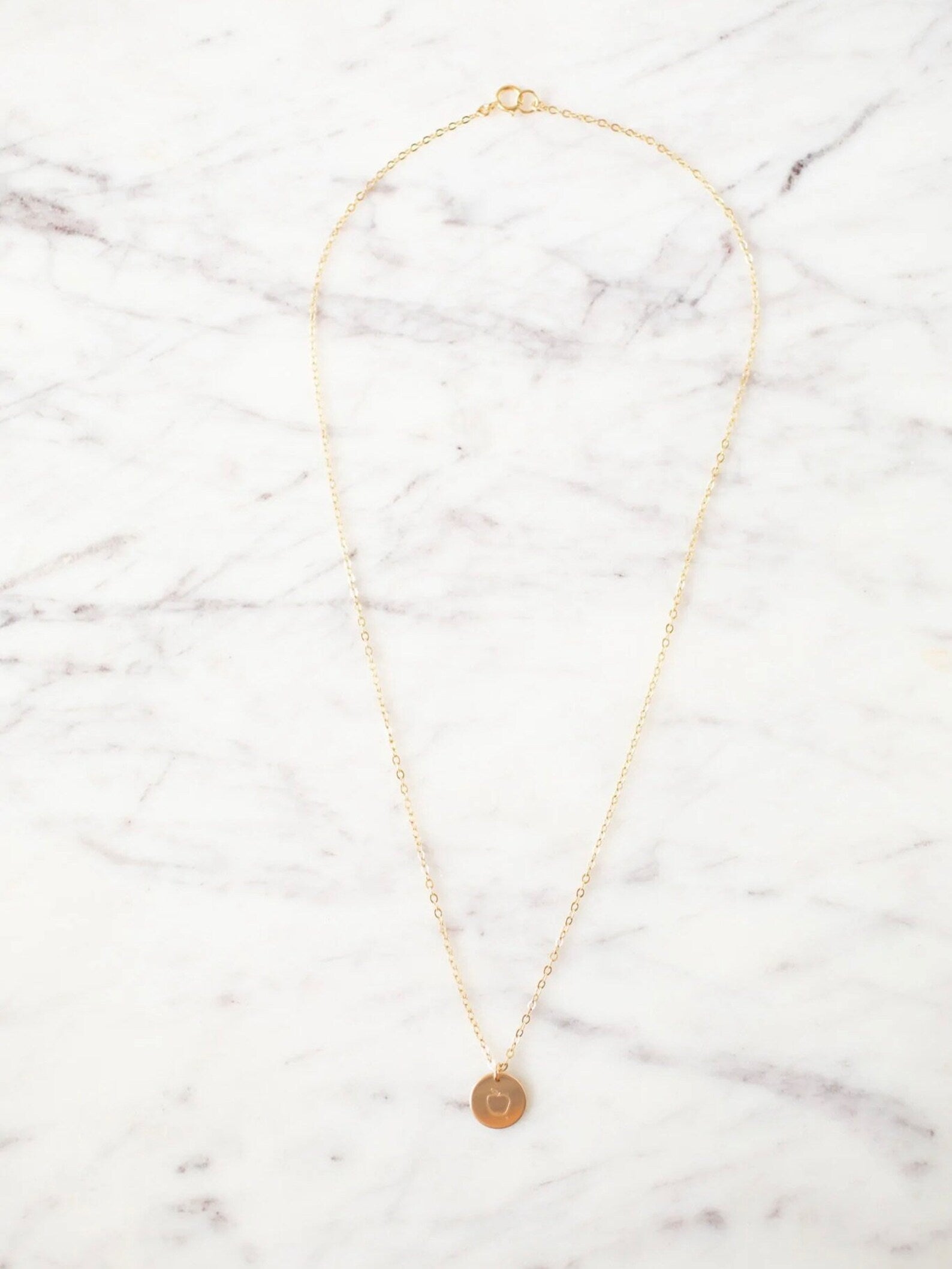Gold Teacher Necklace