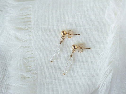 Herkimer Stud Earrings