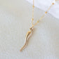 Italian Horn Necklace