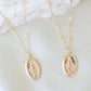 Oval Mary Necklace