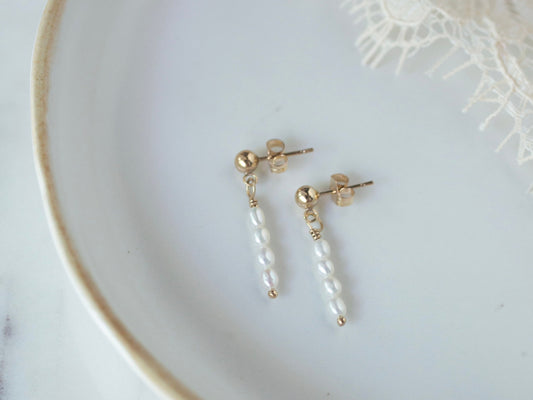 Pearl Stud Earrings