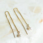 Pearl Threader Earrings