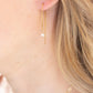 Pure Gold Pearl Threader Earrings