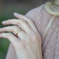 Pure Gold Rainbow Ring For Women