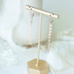 Rose Gold Poppy Leverback Earrings