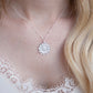 Silver Large Saint Christopher Necklace