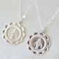 Silver Large Mary Necklace 