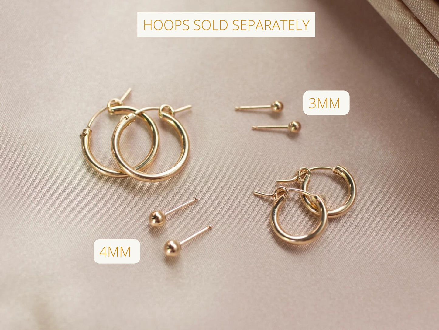 Simple Stud Earrings