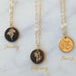 Small Birth Flower Necklace With Gold