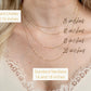 Small Herringbone Necklace With Gold