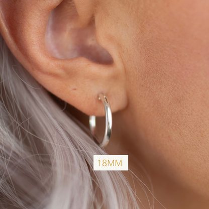 Sterling Silver Hoops