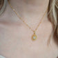Sunburst Necklace With Gold