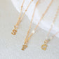 Tiny Letter Necklace For Women