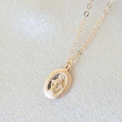 Tiny Mary Necklace