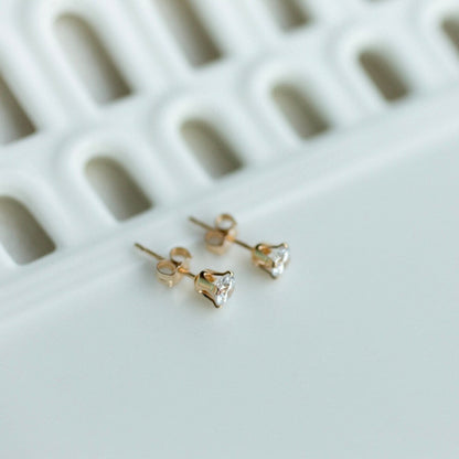 clear earrings