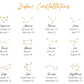 constellation necklace
