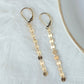 gold dangle earrings