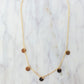 gold disc necklace