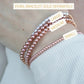 gold filled bead bracelet