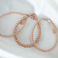 gold filled beaded bracelet