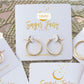 gold filled earrings hoops