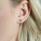 gold post earrings