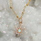 gold sunburst necklace