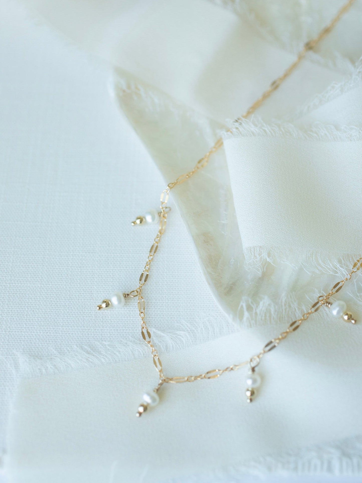 Pearl Droplets Necklace