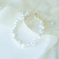 pearl and white gold bracelet