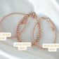 rose gold filled beaded bracelets