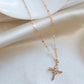 sparkling cross necklace