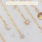 starburst necklace gold