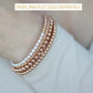 womens rose gold bracelets